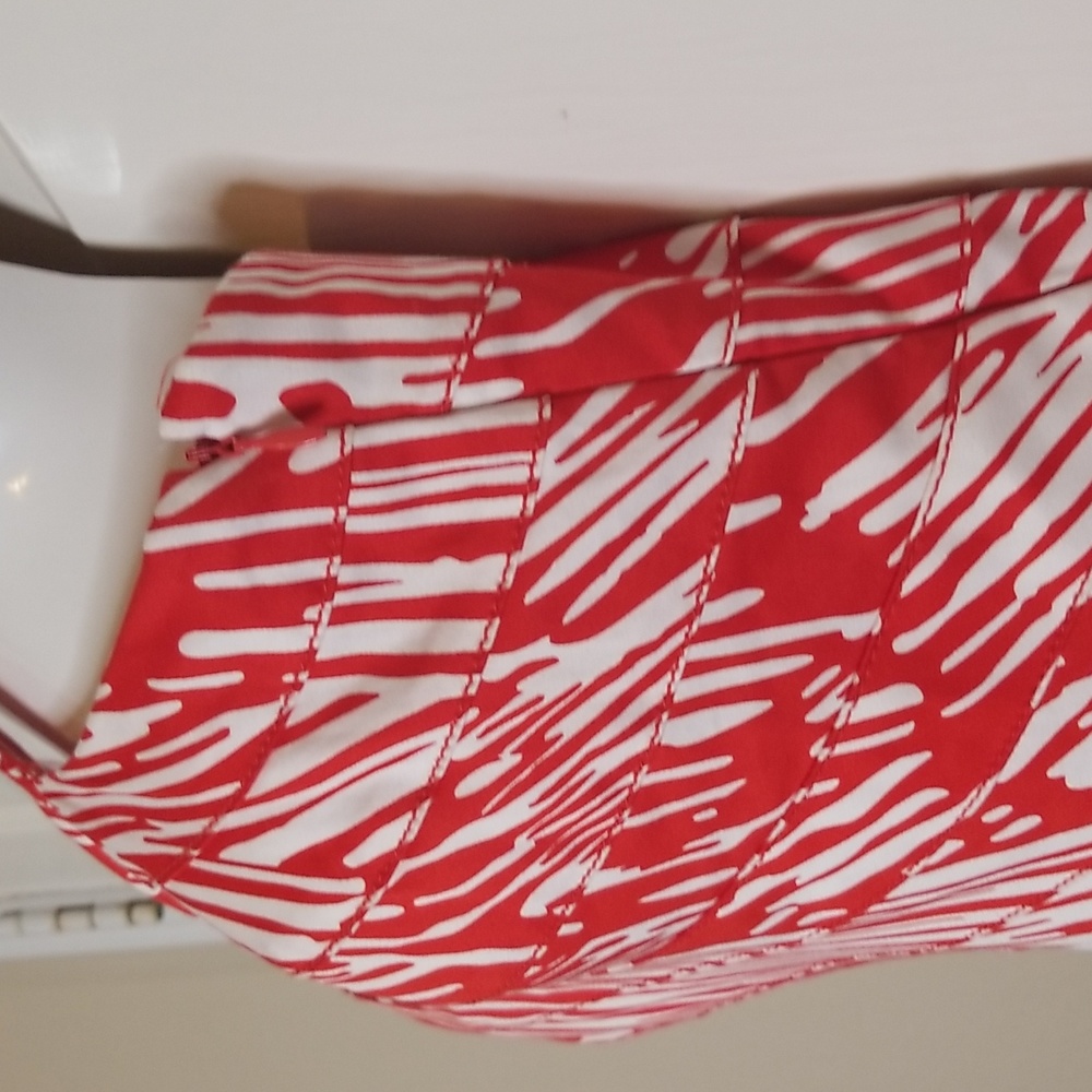 Calvin Klein Red And White Sundress - Picture 5 of 12